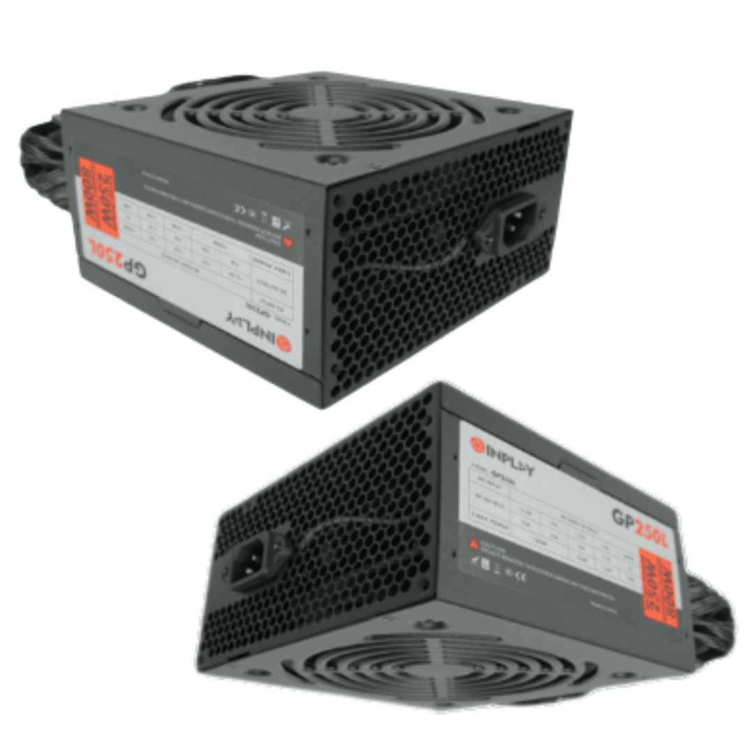 Inplay GP250L Semi-Rated PSU WITH ATX Power Supply 250W Reliable PSU for Desktop Systems