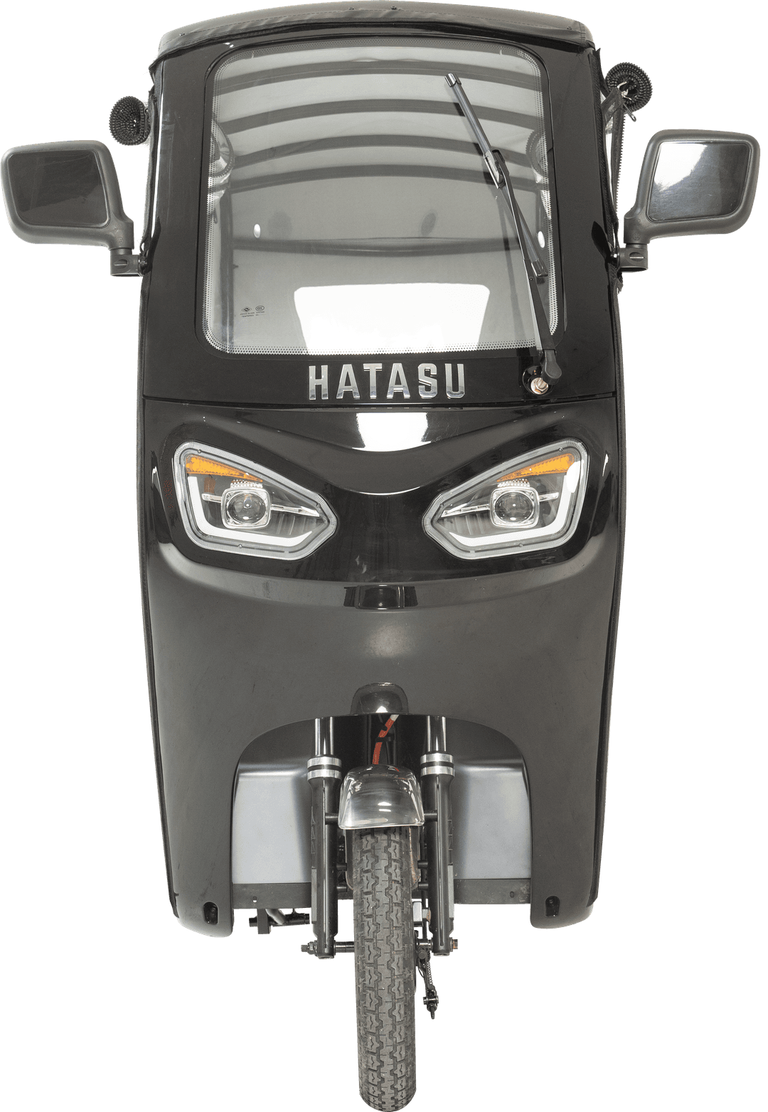 HATASU HERO Three Wheeler Ebike with 48V32AH Rechargeable Battery & Leather Roof Cover