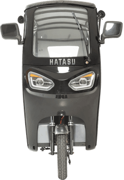 HATASU HERO Three Wheeler Ebike with 48V32AH Rechargeable Battery & Leather Roof Cover