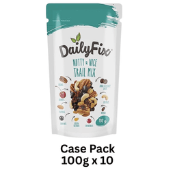 DailyFix Nutty & Nice Trail Mix | Premium Nuts, Dried Fruits & Chocolate Drops | 100g