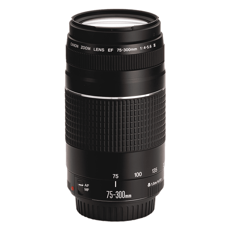 Canon EF 75-300mm f/4-5.6 III Camera Telephoto Zoom Photography Lens