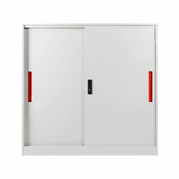 Gentleprince Sina Sliding Cupboard Metal Cabinet ZY-FC-C9 | Gray | Steel 900mm