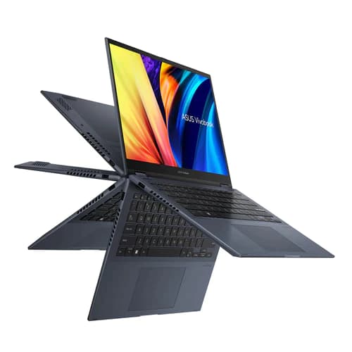 ASUS Notebook Vivobook S14X (Midnight Black) Intel Core i7-12700H Processor (Intel Evo) 14.5" 2.8K (2880 x 1800) OLED 120hz 8GB DDR4 on board + 8GB DDR4 SO-DIMM 512GB M.2 NVMe SSD Shared Windows 11 Home | Office Home and Student 2021