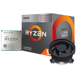 AMD Ryzen 5 3400G Processor - Quad-Core, 4.2GHz Boost, Vega 11 Graphics, AM4