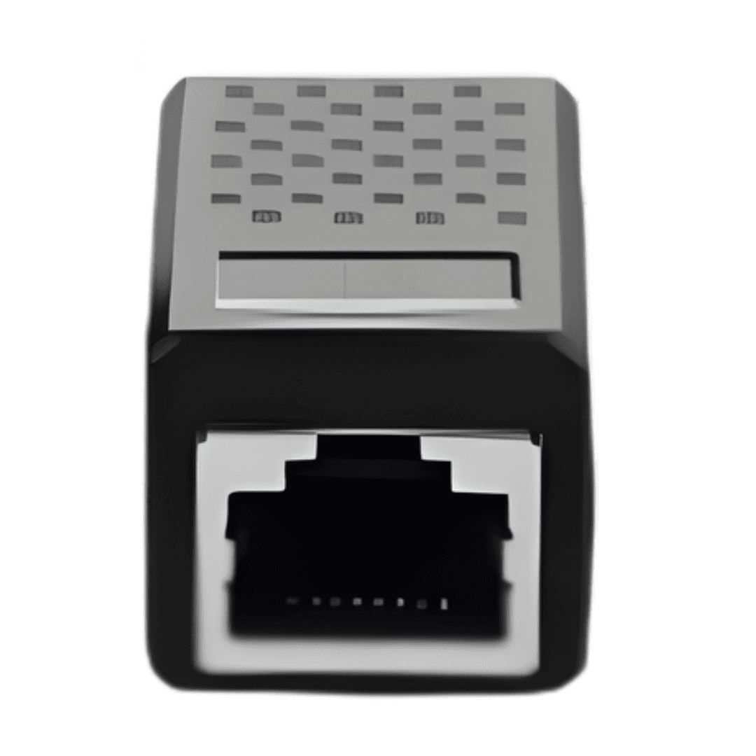 Jinhua IS617 RJ45 Coupler – LAN Cable Extender Adapter, Cat5e/Cat6 Inline Joiner