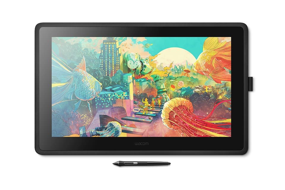 Wacom Cintiq 16" HD Creative Pen Display | 8,192 Pressure Levels, EMR, Anti-Glare, Mac/PC Compatible
