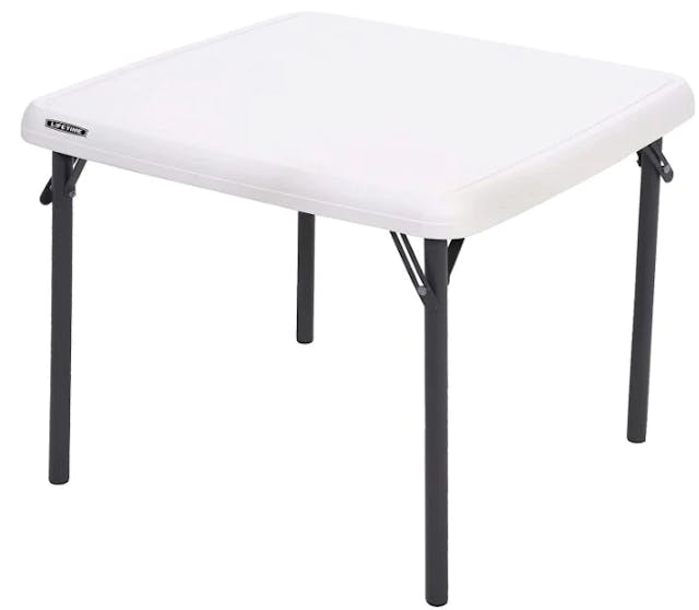 Lifetime 24-inch Children's Square Folding Tables - Almond (80425)