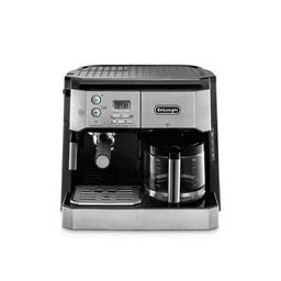 DeLonghi BCO 421.S Combi Coffee Maker | 15 Bar Espresso & Filter Coffee | 1750W Black
