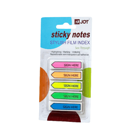 JOY Sticker Labels For Signature | "Please Sign Here", Strong Adhesive, Easy Application, Professional Look