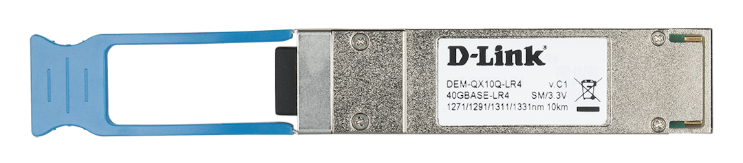 D-Link 40GBASE-LR4 QSFP+ Single-Mode Transceiver 10 km (DEM-QX10Q-LR4)