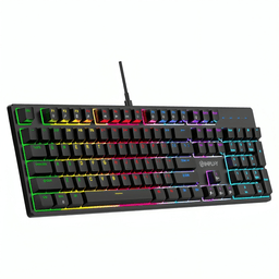 Inplay NK1040 104 Mechanical Keys Red Switch Gaming Black Keyboard with RGB Light