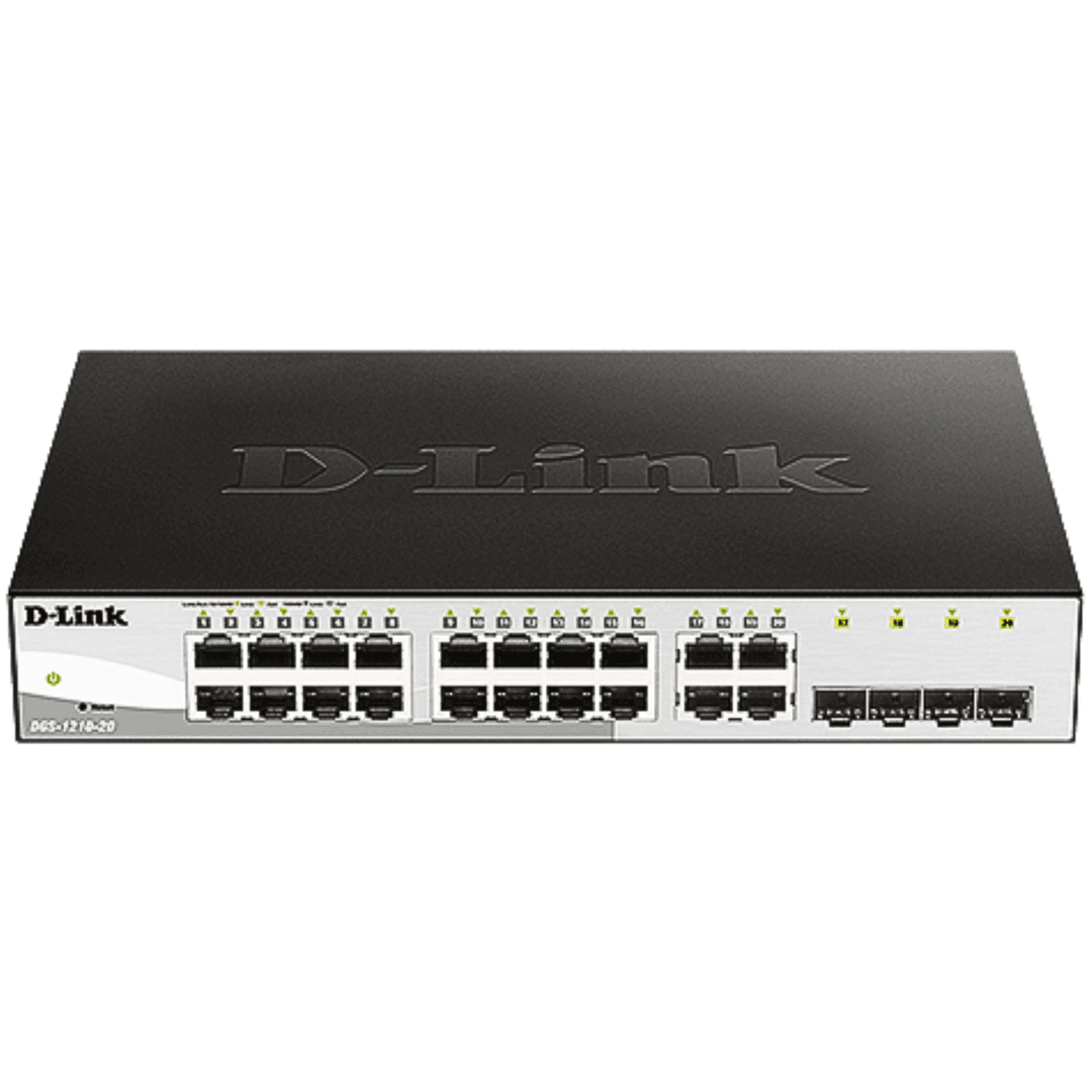D-Link DGS-1210-20 20-Port Gigabit Metro Ethernet Switch | Black