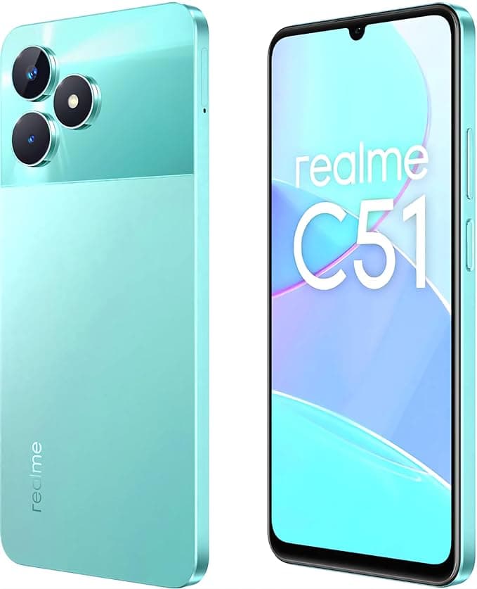 REALME C51 (4GB + 128GB) 6.74" HD 90Hz Display Smartphone-MINT GREEN