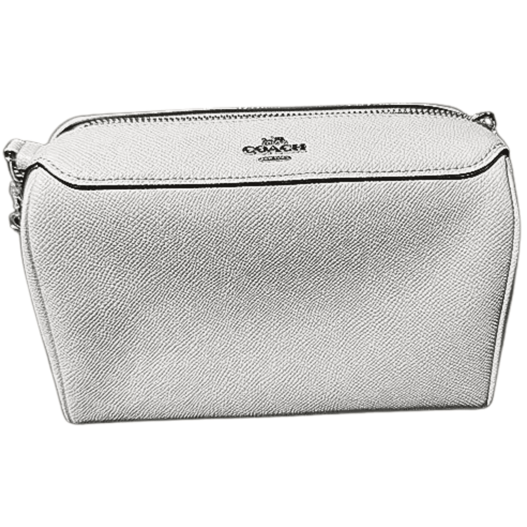 Coach F76629 Bennett Crossbody Bag with Chain Strap & Card Slots | White