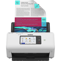 Brother ADS-4700W High-Speed Desktop Scanner | 40ppm Duplex, Wi-Fi, USB 3.0, 80-Sheet ADF