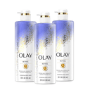 Olay Cleansing & Renewing Body Wash with Retinol, 3-Pack | Nighttime Skincare, 591ml Each