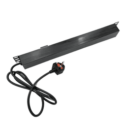 Toten PD.0601.9000 6-Outlet All-Usage Universal Power Distribution Unit (PDU), Black