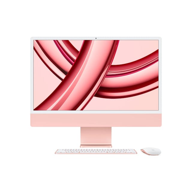 24" iMac with Retina 4.5K display: Apple M3 chip with 8‑core CPU and 10‑core GPU, 512GB SSD - Pink