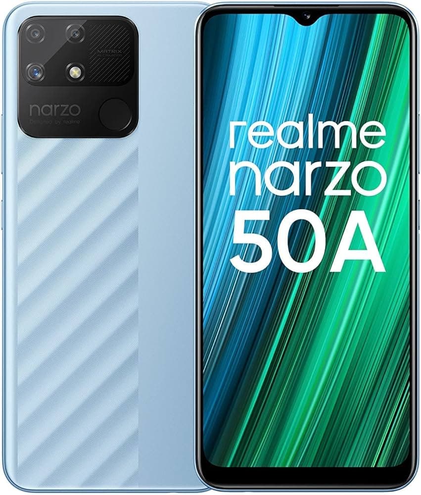 Realme Narzo 50A Smartphone 4GB+128GB with 6.5” HD+ Display, 50MP AI Camera & 6000mAh Battery