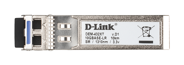 D-Link 10GBase-LR Single-mode SFP+ Transceiver 10 Km (DEM-432XT)