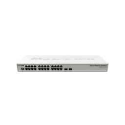 Mikrotik CRS326-24G-2S+RM Cloud Router Switch l 24 Gigabit Ports, 2 SFP+ Cages, Rackmount