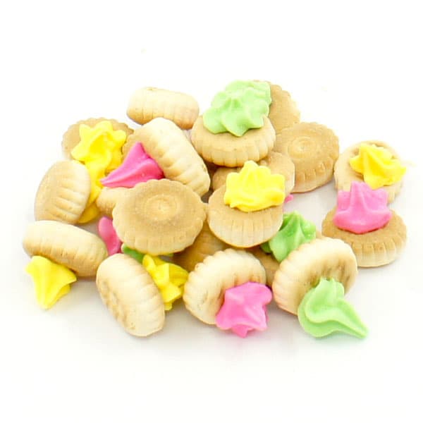 Iced Gem Biscuits Snack Pack | 12 Packs x 30g | Colorful Frosted Mini Cookies for Kids & Adults