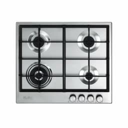 Elba EL 65-445 60cm Built-in Gas Cooktop | Stainless Steel | 4 Burners | Made in Italy