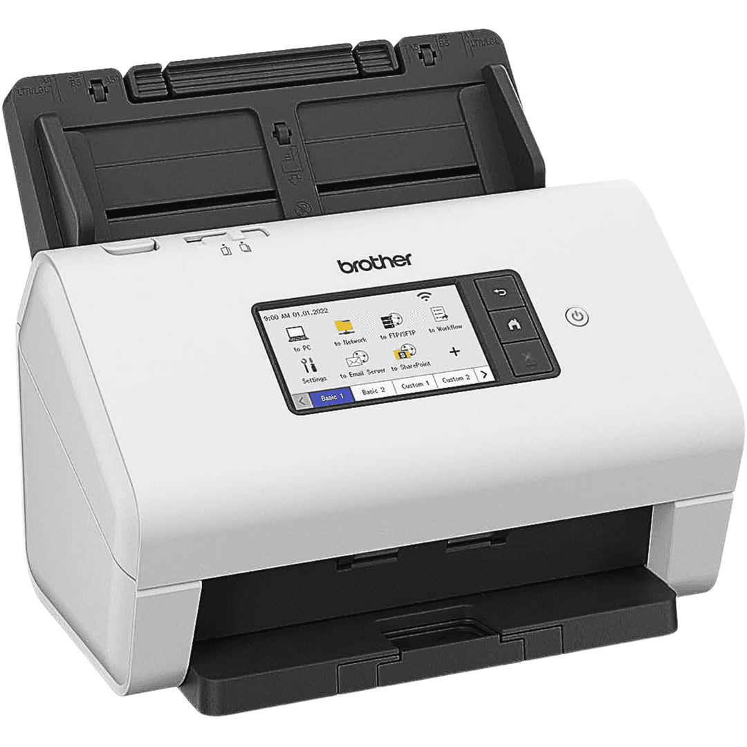 Brother ADS-4900W High-Speed Desktop Scanner | 60ppm Duplex, Wi-Fi, USB 3.0, 100-Sheet ADF