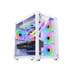 INPLAY Seaview Palace Plus, ATX Gaming Case Tempered Glass PC Case