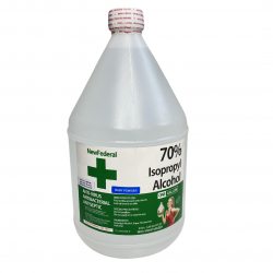 NewFederal 70% Isopropyl Alcohol Disinfectant with Moisturizer (Baby Powder, 1 Gallon)