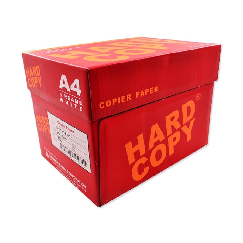 Hard Copy Bond Copier Paper – Box of 5 Reams, Premium Quality, 70gsm, High-Brightness