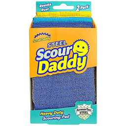 Scrub Daddy SD-SCD-STL2 Scour Daddy Steel Pad | 2ct