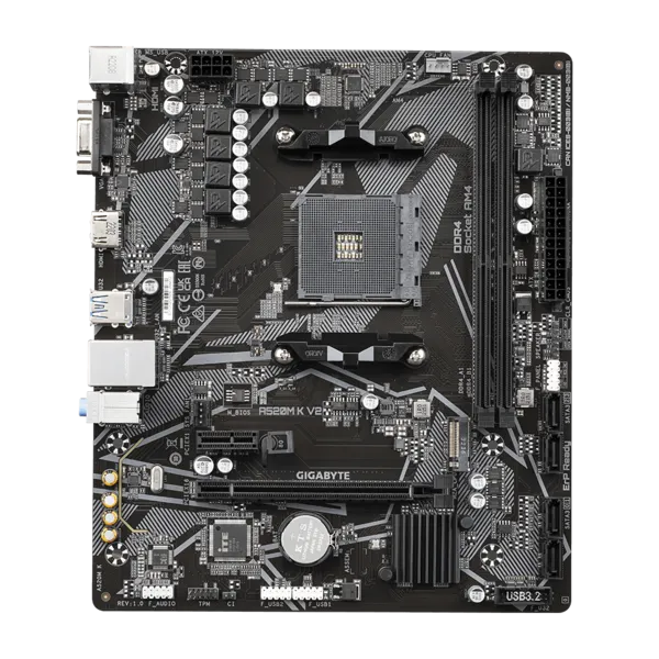 Gigabyte A520M K V2 MicroATX AMD Motherboard