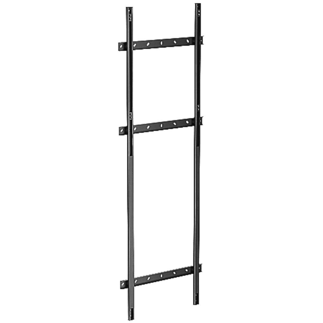 Brateck HAW400E-FR01 Manual Height-Adjustable Display Wall Mount Floor-to-Wall Support