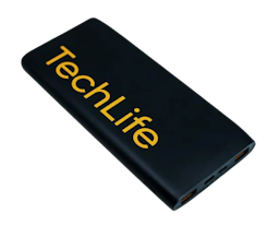 REALME TechLife Power Bank 10000mAh, Dual USB-A, Two-Way 10W-BLACK