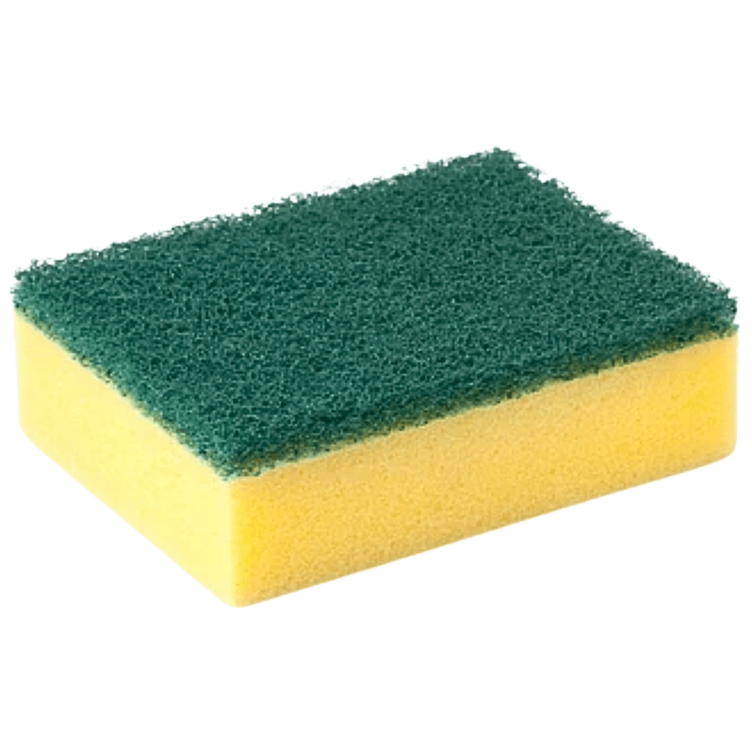Dual-Sided Dishwashing Sponge | Soft Absorbent Foam & Scrubber