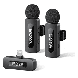 Boya BY-V2 | Wireless Dual Microphone | Lightning Receiver | 2.4GHz | For iPhone & iPad
