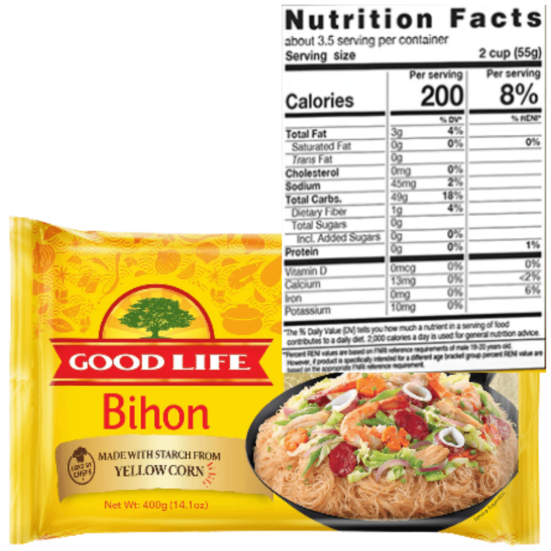 Good Life Premium Bihon 400g | Ideal for Pancit Bihon, Stir-Fries & Asian Noodle Dishes