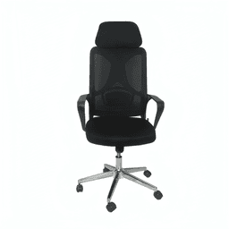 Gentleprince Oda Executive Office Chair D1-323AB | Mesh Back | Adjustable Headrest | Black