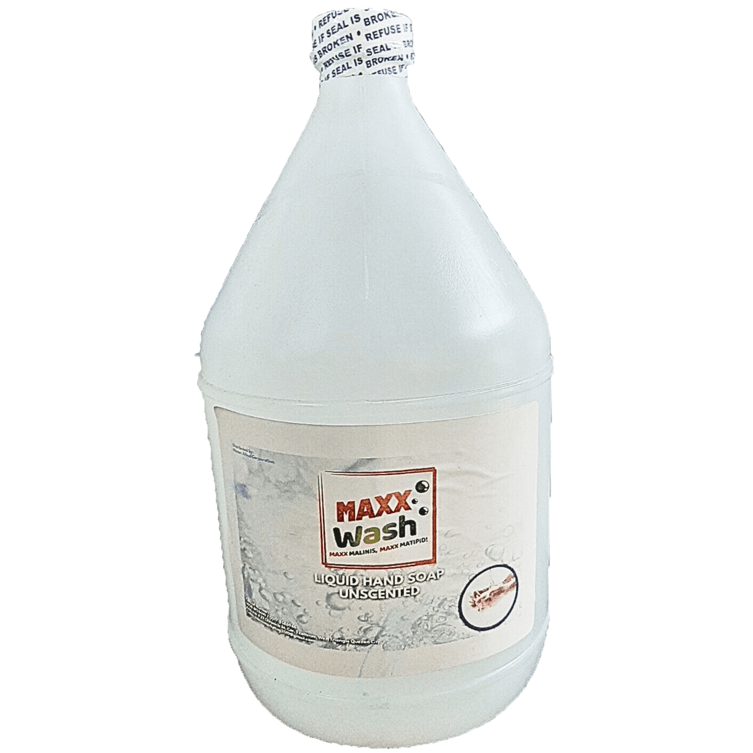 Maxx Wash Unscented Liquid Hand Soap 3.5 L Gallon | Gentle, Dye-Free, Hypoallergenic Refill