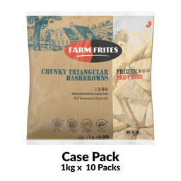 Farm Frites Chunky Triangular Hashbrowns 1kg Frozen