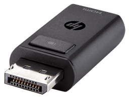 HP DisplayPort to HDMI 1.4 Adapter (F3W43AA) – DP Male to HDMI Female, 1080p/4K30 Support, Plug-and-Play