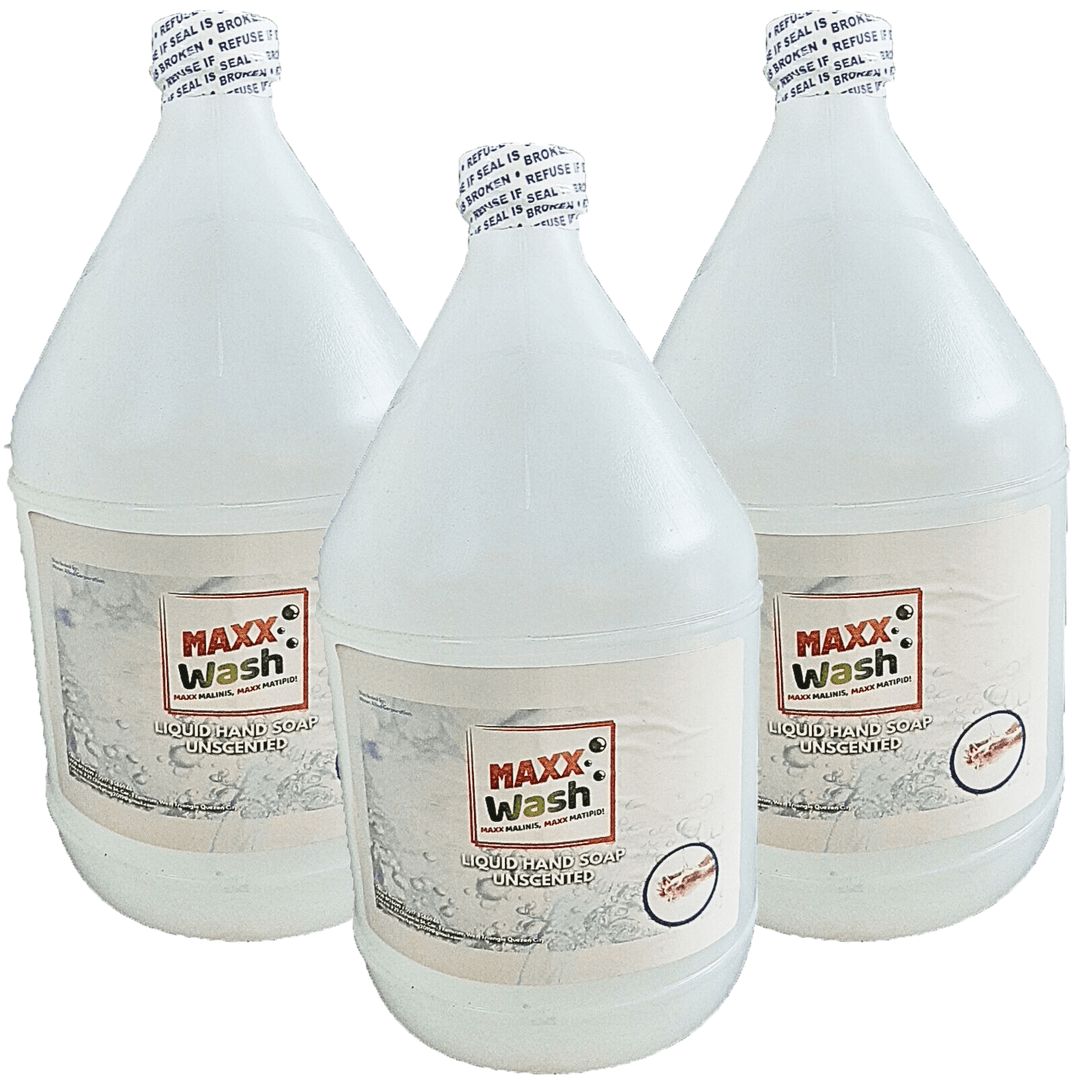 Maxx Wash Unscented Liquid Hand Soap 3.5 L Gallon | Gentle, Dye-Free, Hypoallergenic Refill