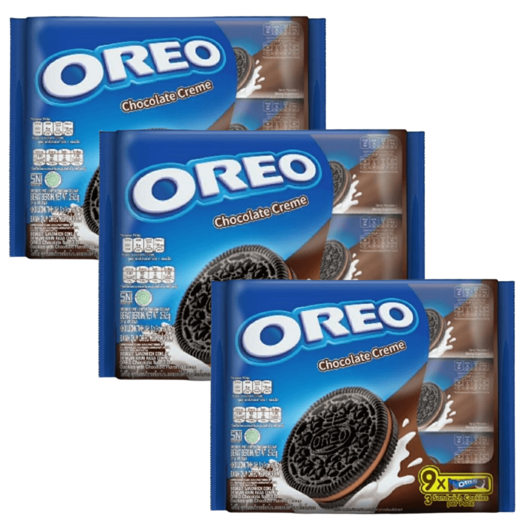 Oreo Chocolate Creme Sandwich Cookies | 27.6g x 9 Packs