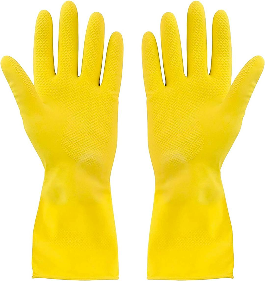 Heavy-Duty Latex Rubber Gloves