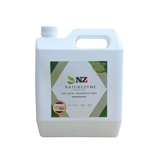 NATUREZYME Fragrance-free Natural Disinfectant Concentrate (1 Gallon)