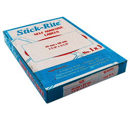 Stick-Rite Labels 48x90mm Self Adhesive 102 Sheets