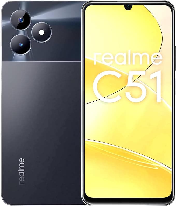 REALME C51 (4GB + 128GB) 6.74" HD 90Hz Display Smartphone-CARBON BLACK