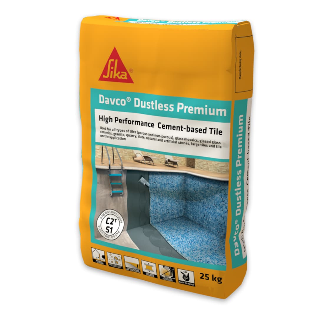 Davco Dustless Premium Tile Adhesive 25kg