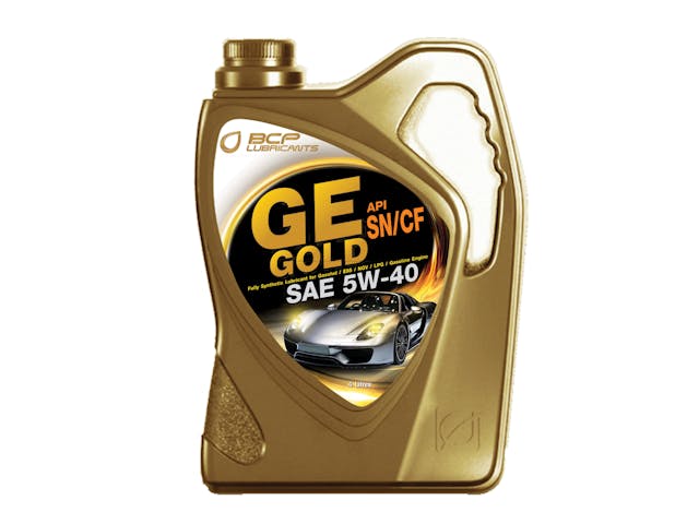 BCP Lubricants GE Gold API SN/CF SAE 5w-40 Fully Synthetic Lubricant for Gasoline Engine 4L